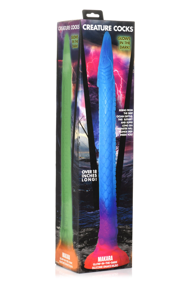 Glow-in-the-Dark Dragon Silikon Anal Dildo