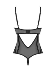 Serena Love - Body mit offenem Schritt - Schwarz