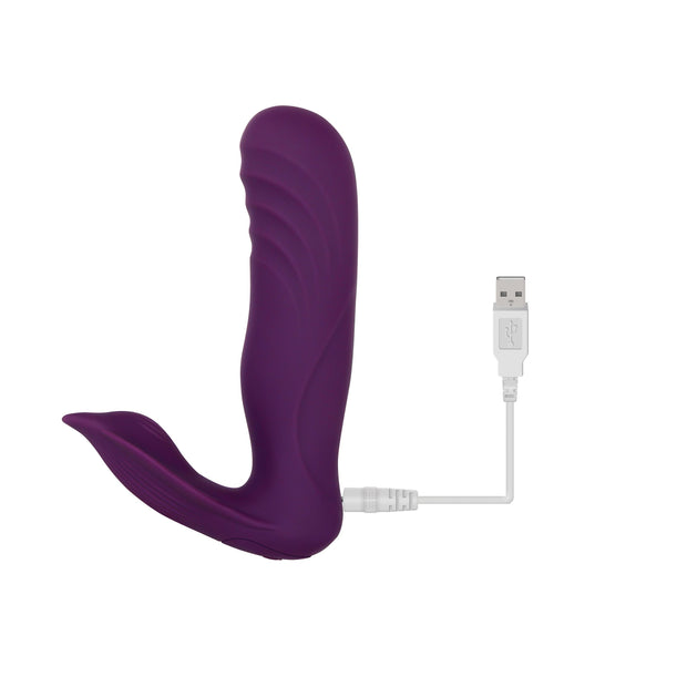 Evolved - Samtiger Hammer Klitoris Vibrator - Lila