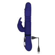 Evolved - Alles-in-einem Kaninchen-Vibrator - Königsblau