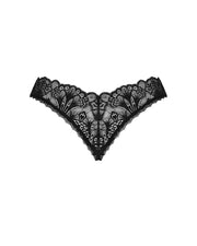 Donna Dream String mit offenem Schritt - Schwarz