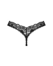 Donna Dream Spitzenstring - Schwarz