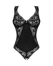 Donna Dream Body mit offenem Schritt - Schwarz