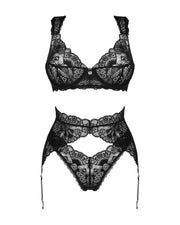Donna Dream 3-teiliges Set - Schwarz
