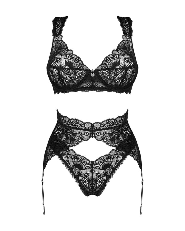 Donna Dream 3-teiliges Set - Schwarz