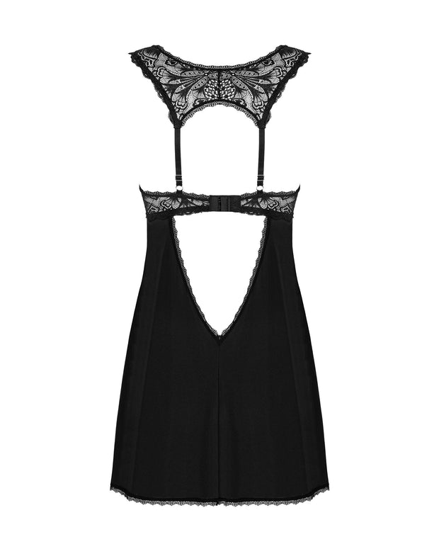 Donna Dream Spitzen-Babydoll - Schwarz