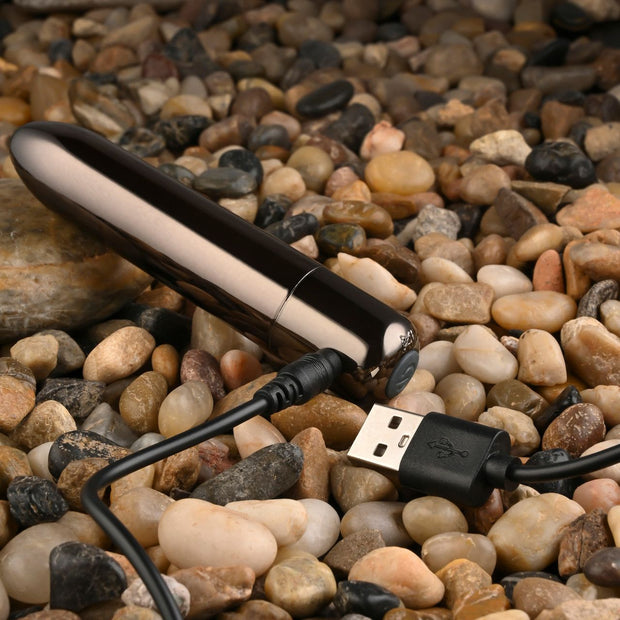 Evolved - Real Simple Bullet Vibrator - Schwarz Chrom