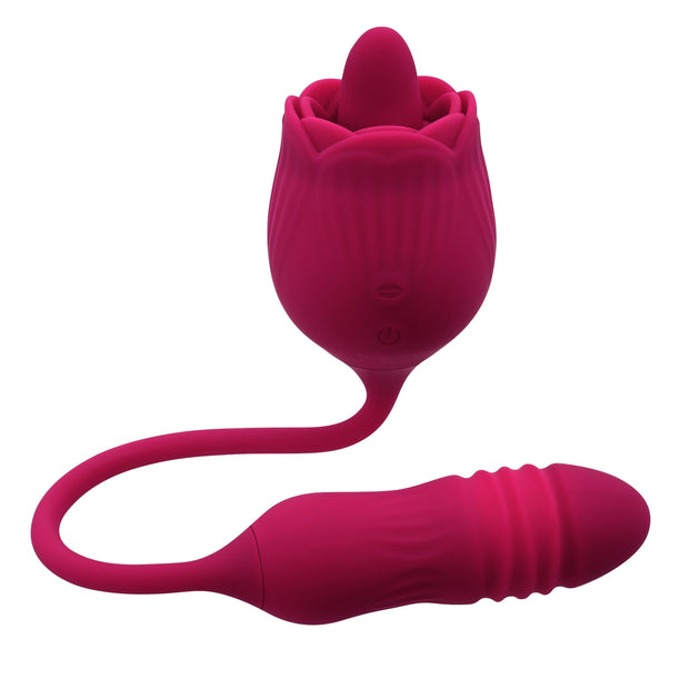 Evolved - Wild Rose Zungen-Vibrator - Rot