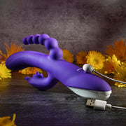 Evolved - Lick Me Triple Stim Vibe Vibrator - Lila