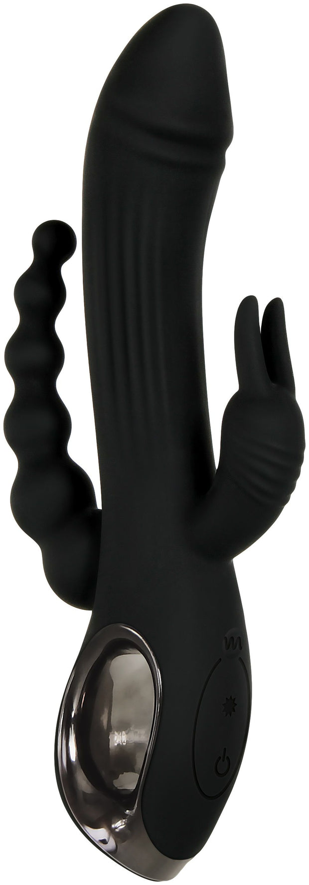 Evolved - Trifecta Rabbit Vibrator - Schwarz