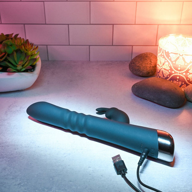 Evolved - Rapid Rabbit Stoßvibrator - Schwarz