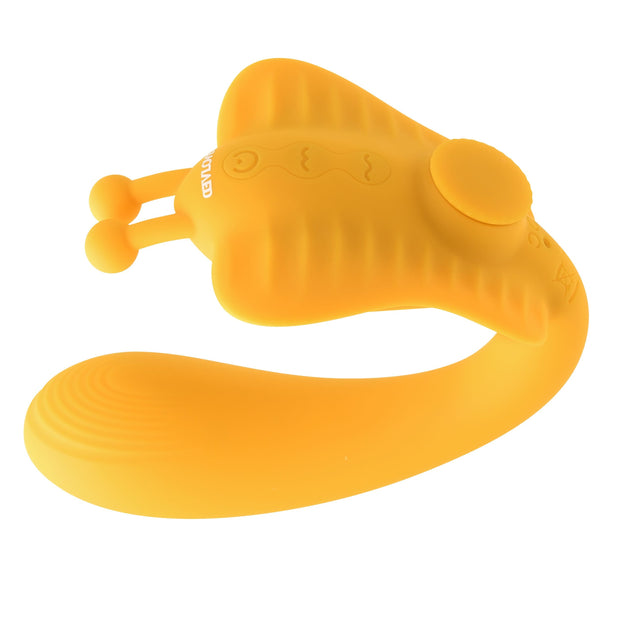 Evolved - Der Monarch Strapless Strap On Vibrator - Gelb