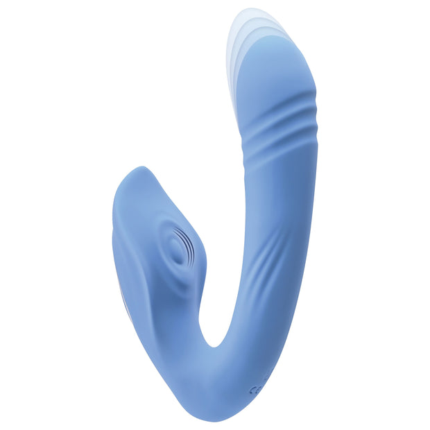 Evolved - Tap and Trust Vibrator - Hellblau