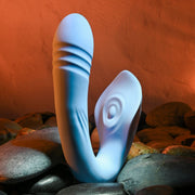 Evolved - Tap and Trust Vibrator - Hellblau