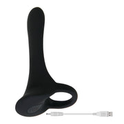 Evolved - Cock Armor Vibrating Cockring - Schwarz