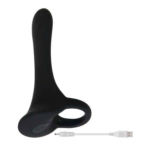Evolved - Cock Armor Vibrating Cockring - Schwarz