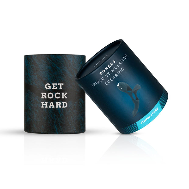 Boners Triple Penisring - Blau
