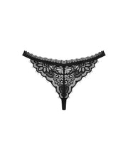 Schwarzer Tanga Maderris