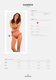 Spitze, Roter String