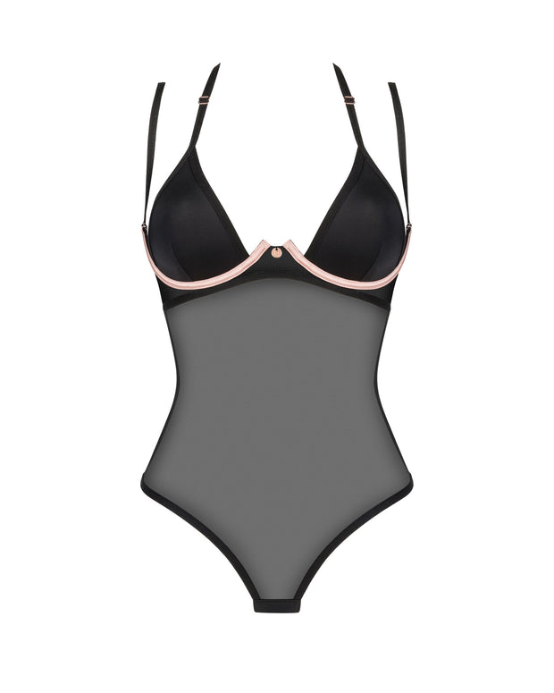 Eleganter Schwarzer Body