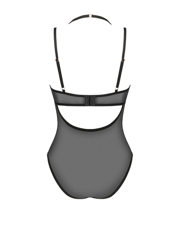 Eleganter Schwarzer Body