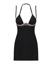 Selinne Sexy Babydoll mit String - Schwarz