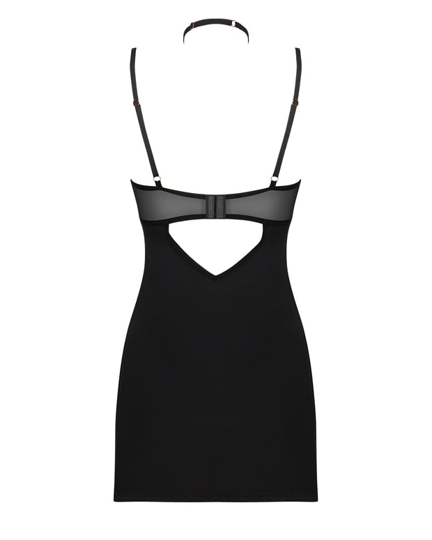 Selinne Sexy Babydoll mit String - Schwarz