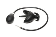 Aufblasbarer Silikon-Analplug - Schwarz