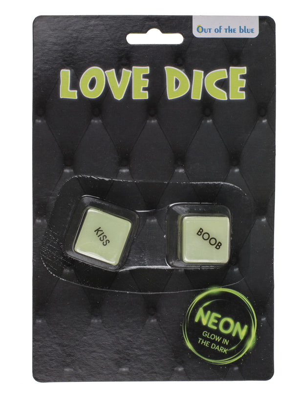 Love Dice Glow in the Dark Set - Englische Version