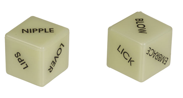 Love Dice Glow in the Dark Set - Englische Version