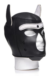 Spike Puppy BDSM Hood - Schwarz/Weiß
