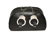 Bondage-Reisetasche mit Handschellen - Schwarz