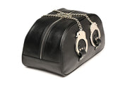 Bondage-Reisetasche mit Handschellen - Schwarz