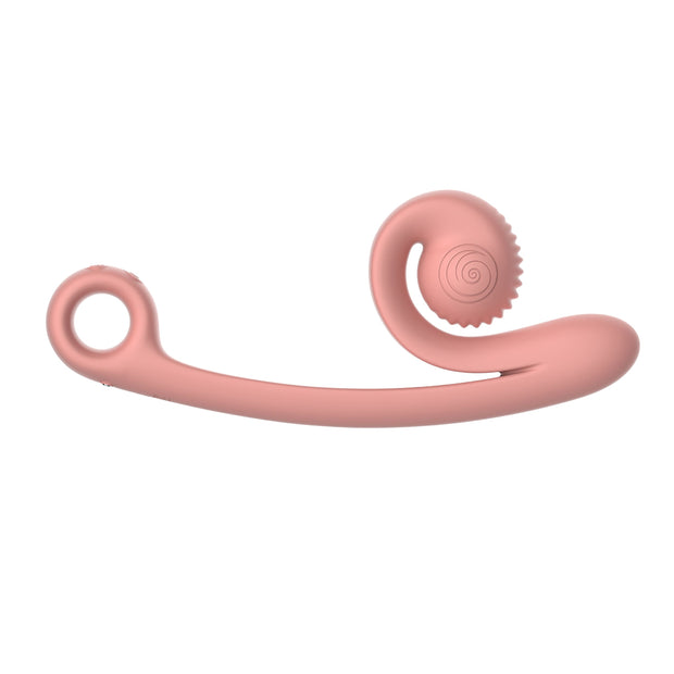 Snail Vibe Curve Duo Vibrator - Pfirsichrosa