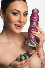 Ovipositor-Dildo mit Eiern