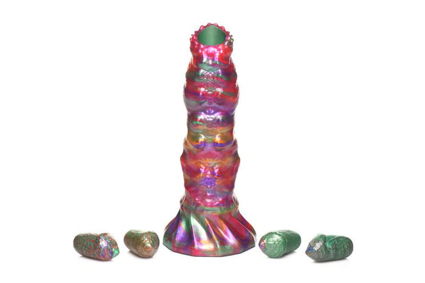 Ovipositor-Dildo mit Eiern