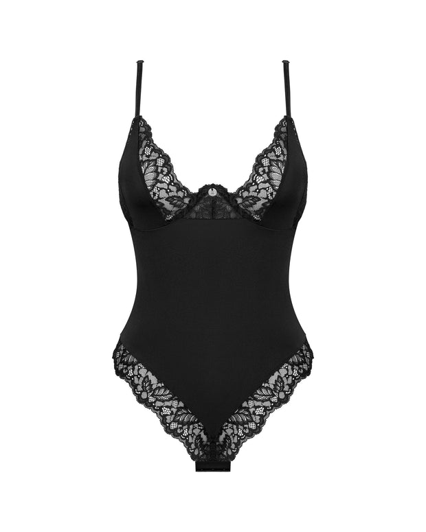 Bellastia Body mit Bügel-Cups - Schwarz