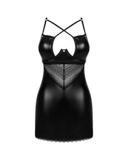 Obsessive - Norides Babydoll & String - Schwarz