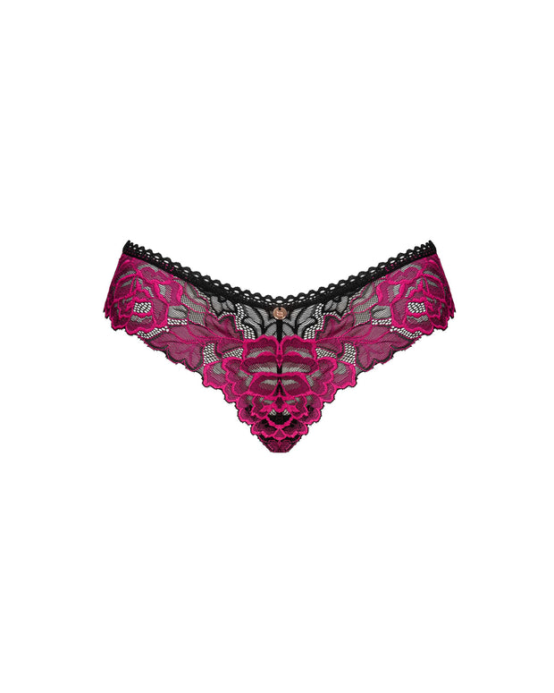 Obsessive - Rosenty Slip - Schwarz/Lila