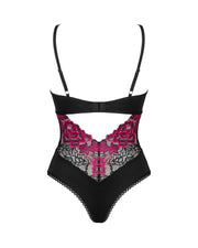 Obsessive - Rosenty Teddy - Schwarz/Lila