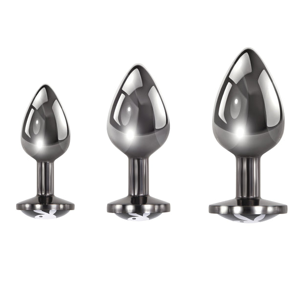 Playboy - Pleasure 3 Ways Anal Plug Set