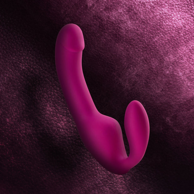 Temptasia – Estella Vibrierender halterloser Strap-On – Pink