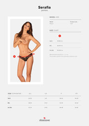 Obsessive - Serafia Slip - Schwarz