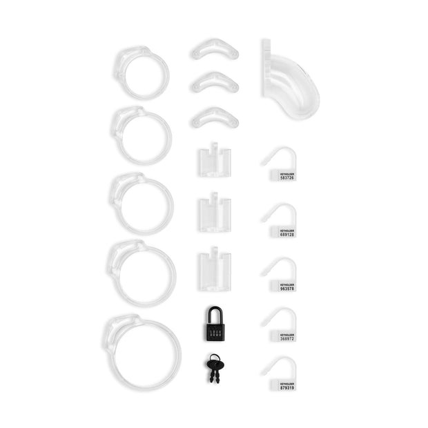 Lockdown Keuschheitskäfig Transparent - Klein