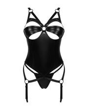 Obsessive - Armares Korsett & String - Schwarz