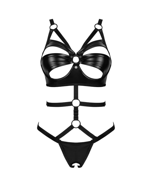 Obsessive - Armares Körper ohne Schritt - Schwarz