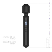 BLAQ - Digitaler Super Wand Vibrator - Schwarz