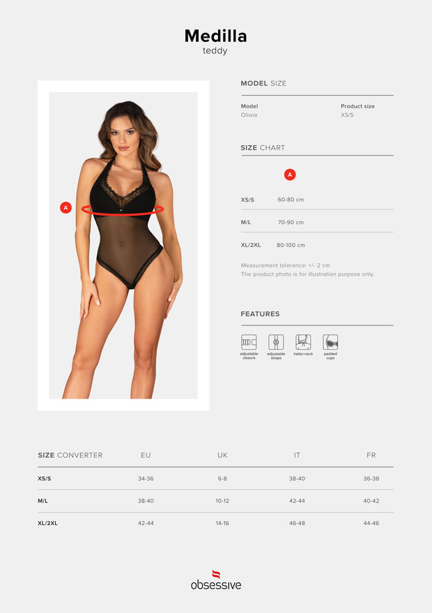 Obsessive - Medilla Teddy - Schwarz