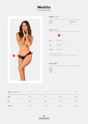 Obsessive - Medilla Offener String - Schwarz