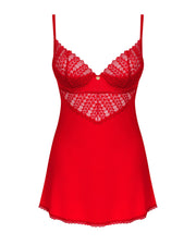 Obsessive - Ingridia Negligé und String - Rot